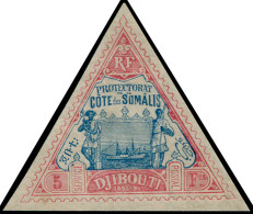 * COTE DES SOMALIS - Poste - 19, Belles Marges: 5f. Rose Et Bleu - Other & Unclassified