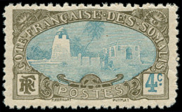 ** COTE DES SOMALIS - Poste - 69a, Dentelé 11: 4c. Gris-olive Et Bleu (Maury) - Neufs