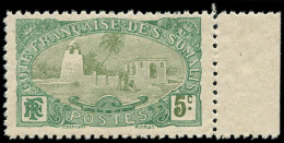 ** COTE DES SOMALIS - Poste - 70a, Dentelé 11, Bdf: 5c. Vert Et Olive (Maury) - Unused Stamps