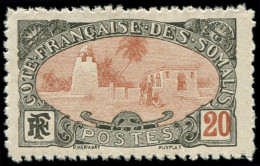 ** COTE DES SOMALIS - Poste - 72a, Dentelé 11: 20c. Gris Et Brun-jaune (Maury) - Unused Stamps