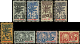 ** DAHOMEY - Poste - 23/24 + 27/32, 8 Valeurs Luxe: Palmiers - Autres & Non Classés