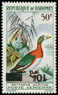** DAHOMEY - Poste Aérienne - 111c, Surcharge Renversée: Sarcelle De Madagascar - Unused Stamps