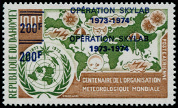 ** DAHOMEY - Poste Aérienne - 203, Double Surcharge (tirage 25): Opération Skylab - Autres & Non Classés