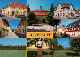 73840979 Herrnhut Teilansichten Rathaus Schloss Zinzendorf Denkmal Herrnhut - Herrnhut