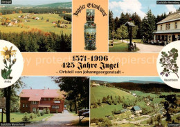 73840976 Jugel 425 Jahre Jugel Glaskunst Landschaftspanorama Gaststaette Jugel - Johanngeorgenstadt