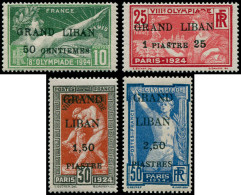 ** GRAND LIBAN - Poste - 18/21, Complet: Jeux Olympiques De Paris 1924 (Maury) - Other & Unclassified