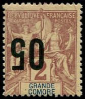 ** GRANDE COMORE - Poste - 20e, Surcharge Renversée, Signé Brun: 05. S. 2c. Groupe (Maury) - Other & Unclassified