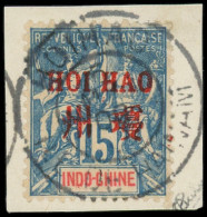 O HOI-HAO - Poste - 7, Sur Fragment, Signé Calves: 15c. Bleu - Oblitérés