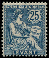 * LEVANT FRANCAIS - Poste - 24, 25c. Mouchon - Autres & Non Classés