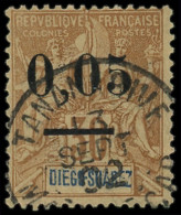 O MADAGASCAR - Poste - 59, Type I, Signé Brun: 0.05 Sur 30c. Brun - Used Stamps