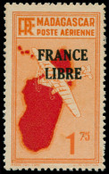 ** MADAGASCAR - Poste Aérienne - 46, 1.75f. France Libre - Other & Unclassified