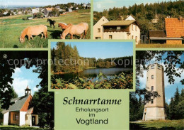 73840851 Schnarrtanne Und Umgebung Erholungsgebiet Im Vogtland Kirche Stausee Ka - Auerbach (Vogtland)