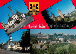 73840838 Rochlitz  Sachsen Rathaus Schloss Kunigundenkirche Panorama Blick Von Z - Rochlitz