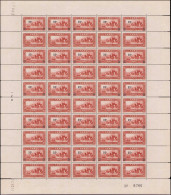 ** MAROC - Poste - 161, Feuille Complète De 50 (bords Se Détachant), Formant 25 Paires Tenant à Non Surchargé, Cd 11/5/3 - Other & Unclassified