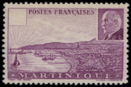 (*) MARTINIQUE - Poste - 189a, Sans La Valeur Dans Le Cartouche (toujours Sans Gomme): (1f.) Pétain - Other & Unclassified