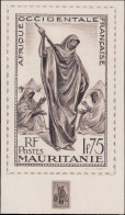 MAQ MAURITANIE - Poste - (89), Type Non émis "1,75. Femmes Touareg Dansant", Maquette Au Crayon (155 X 240) Signée Cotte - Other & Unclassified