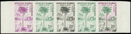 ** MAURITANIE - Poste - 229, Bande De 5 Essais De Couleurs Dont Polychrome: 20f. Dattier - Other & Unclassified