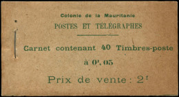 ** MAURITANIE - Carnets - C20b, Timbres Sur Papier Couché, Gomme Coloniale + Oxydation - Autres