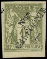 * NOUVELLE-CALEDONIE - Poste - 20, Type I, Signé Brun: 1f. Vert-olive - Neufs