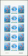 ** NOUVELLE-CALEDONIE - Poste - 740, Feuille Complète De 10 Non Dentelée, Datée 25/09/97: 5ème Conférence Des Poissons,  - Unused Stamps