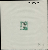 EPA PAKHOI - Poste - Non émis (1922), Petite Surcharge Noire Sur Indochine Yvert 101, épreuve D'atelier En Vert & Noir:  - Other & Unclassified