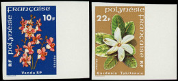 ** POLYNESIE - Poste - 128/29, Non Dentelés: Fleurs - Unused Stamps