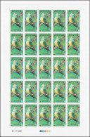 ** POLYNESIE - Poste - 168/70, 3 Feuilles De 25 Non Dentelés: Oiseaux (Maury) - Autres & Non Classés