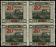 * SARRE - Poste - 73, Bloc De 4, Double Dentelure Verticale (Maury) - Unused Stamps
