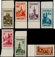 ** SARRE - Poste - 155/61, Complet 7 Valeurs, Tous Bdf: Volkshilfe 1933 - Unused Stamps