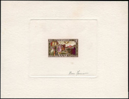 EPA SARRE - Poste - 281, épreuve D'artiste En Brun Aquarellée, Signée Munier: Lutwinus - Unused Stamps