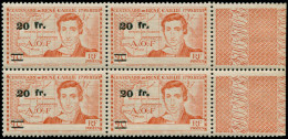 ** SENEGAL - Poste - 196a, Bloc De 4 Bdf, Sans "Sénégal" - Altri & Non Classificati
