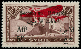 * SYRIE - Poste Aérienne - 37a, Erreur "aux" Sans "x": 10p. Refugiés - Other & Unclassified