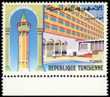 ** TUNISIE - Poste - 806a, Sans Indication De La Valeur, Bdf: Vue De Tunis - Unused Stamps