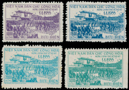 (*) VIETNAM DU NORD - Poste - 93/96, Complet: Gouvernement à Hanoï - Viêt-Nam