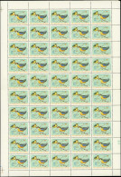 ** VIETNAM DU NORD - Poste - 514/19, 6 Feuilles Complètes De 50: Oiseaux Divers - Viêt-Nam