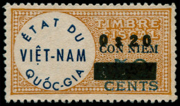 * VIETNAM DU NORD - Fiscaux - Duston 166, 0.20 S.50c. Brun - Vietnam