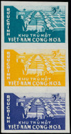 ** VIETNAM DU SUD - Poste - 144, Bande De 3 Essais De Couleur Différents: 3d. Développement Rural - Viêt-Nam