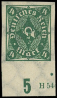 ** ALLEMAGNE EMPIRE - Poste - 207, Non Dentelé, Bdf Avec N°5 Et H 54: 4m. Vert (Michel 226au) - Unused Stamps