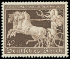 ** ALLEMAGNE EMPIRE - Poste - 670, 7ème Ruban Brun - Unused Stamps