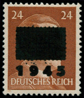 * ALLEMAGNE LOCAUX 1945 NETZSCHKAU - Poste - Michel II P II, Essai De Surcharge Sur Le 24pf. Brun, Signé Opitz - Otros