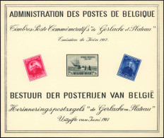 EPL BELGIQUE - Poste - 748 + 749/50, Feuillet Collectif De Luxe (Cob) - Autres & Non Classés