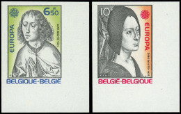 ** BELGIQUE - Poste - 1757/58, Non Dentelés: Europa 1975, Peinture - Otros & Sin Clasificación