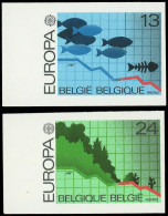 ** BELGIQUE - Poste - 2211/12, Non Dentelés: Europa 1986, Nature - Autres & Non Classés