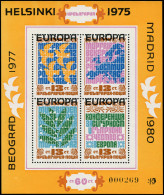 ** BULGARIE - Blocs Feuillets - 81A, Surcharge Helsinki 75/Madrid 80 - Other & Unclassified