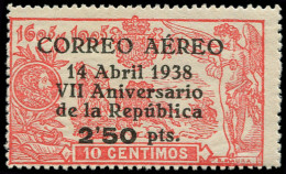 ** ESPAGNE - Poste Aérienne - 186, Signé: Don Quichotte Surchargé 2p50 S. 10c - Autres & Non Classés