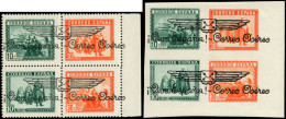 ** ESPAGNE - Locaux - Burgos Ed. 98/99, 2 Blocs De 4, Dentelé + Non Dentelé - Autres & Non Classés