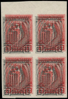 ESS GRECE - Poste - 166, Double Impression Rouge + Brun, Bloc De 4 Non Dentelé, Bdf: 2l. Jeux Olympiques D'Athènes 1906 - Other & Unclassified