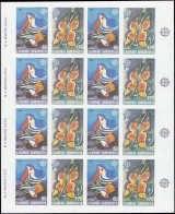 ** GRECE - Poste - 1703/04, Feuillet Complet De 4 Paires Non Dentelées: Europa 1989 - Unused Stamps