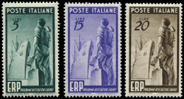 ** ITALIE - Poste - 539/41, Reconstruction De L'Europe (Sas. 601/3) - Non Classés