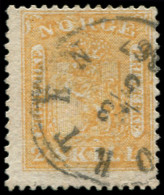 O NORVEGE - Poste - 6, Bel Exemplaire, Cachet Centré: 2s. Jaune - Other & Unclassified